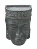 Product image 1 of the product “Khmer-head as water feature, 84cm height, cast stone, hollow, handcrafted & coloured 85 cm”